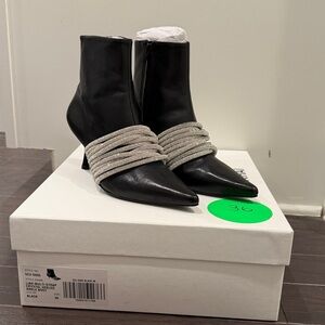 SIMKHAI Lian Black Crystal Ankle Boot